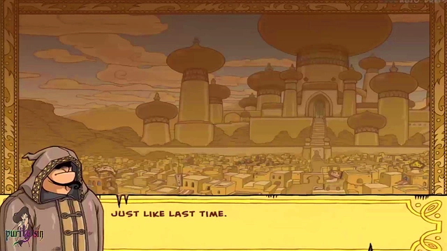 Hot Anime Princess Jasmine Enjoys Big-Cock Group Sex With Genie & Aladdin