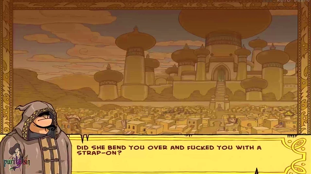 Hot Anime Princess Jasmine Enjoys Big-Cock Group Sex With Genie & Aladdin