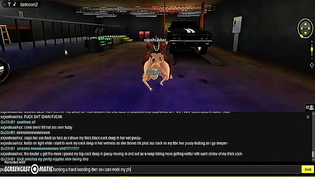 Queen DMV Seduces in 3D Anime Game Adventure(IMVU)