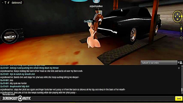 Queen DMV Seduces in 3D Anime Game Adventure(IMVU)