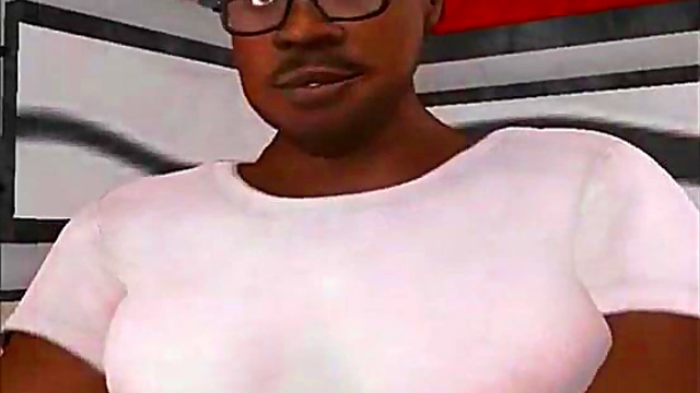 Naughty Nancy's XMAS Special – Interracial Toon Action With Cartoony Cutie