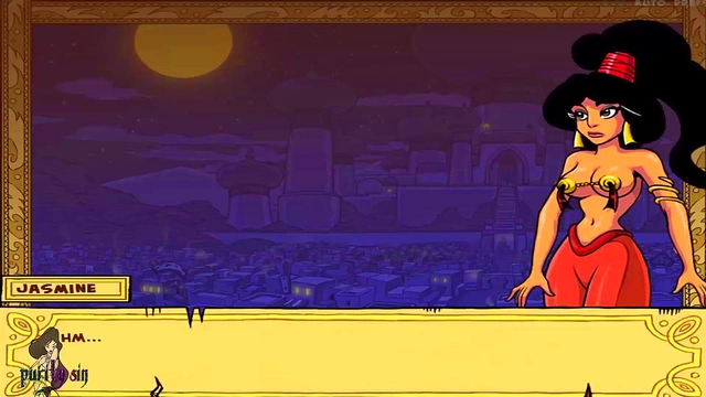 Sexy Brunette Princess Trains Her Master In Hot Anime Domination Scene