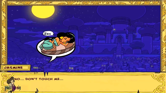 Sexy Brunette Princess Trains Her Master In Hot Anime Domination Scene