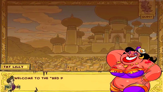 Sexy Brunette Princess Trains Her Master In Hot Anime Domination Scene