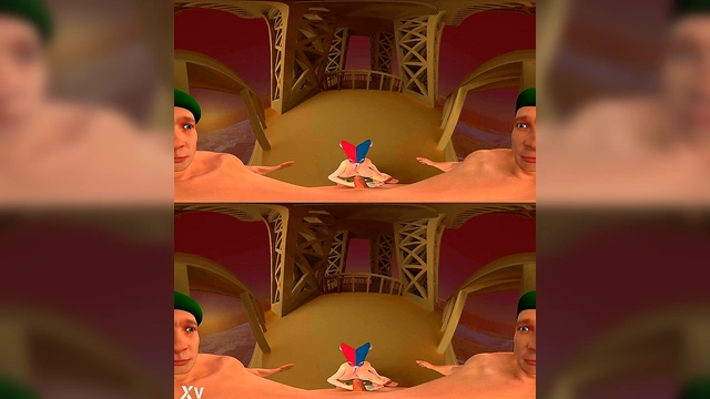 Harley Quinn's Steamy 3D VR Adventure in Paris With Horny Hentai Action