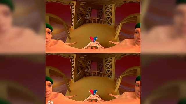 Harley Quinn's Steamy 3D VR Adventure in Paris With Horny Hentai Action