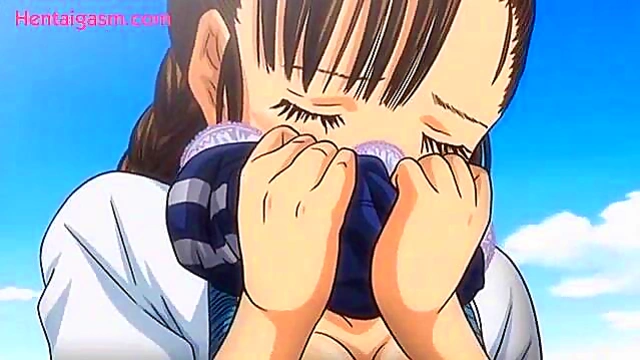 Tricked Anime Chick Rides Bicycle for Funny Hentai Prank Action