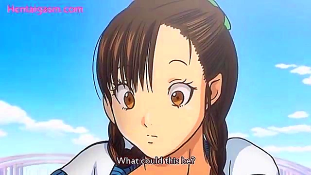 Tricked Anime Chick Rides Bicycle for Funny Hentai Prank Action