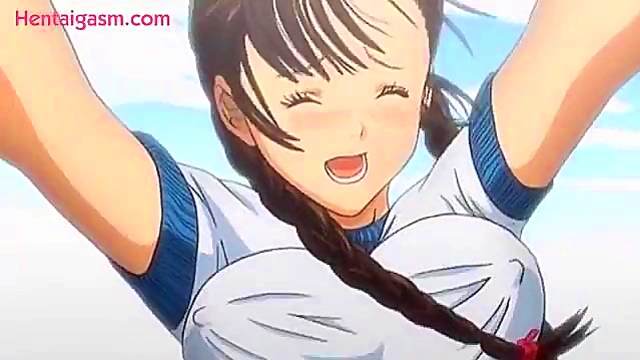 Tricked Anime Chick Rides Bicycle for Funny Hentai Prank Action