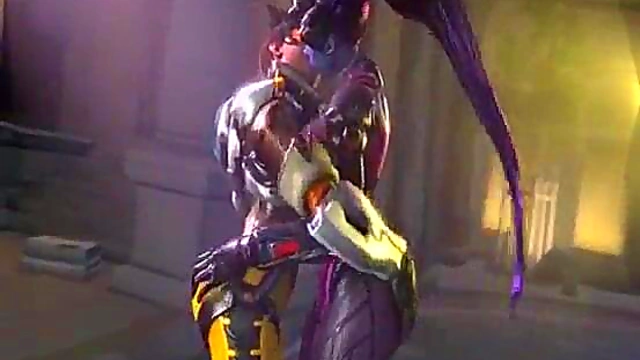 Horny Toon Babe Shows Off Her Juicy Booty In Anime Action