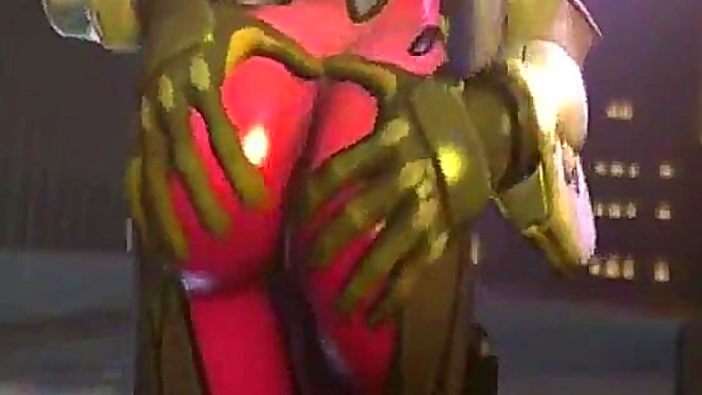 Horny Toon Babe Shows Off Her Juicy Booty In Anime Action