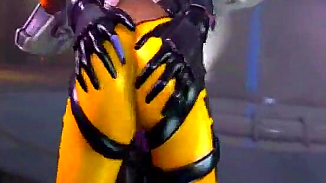 Horny Toon Babe Shows Off Her Juicy Booty In Anime Action