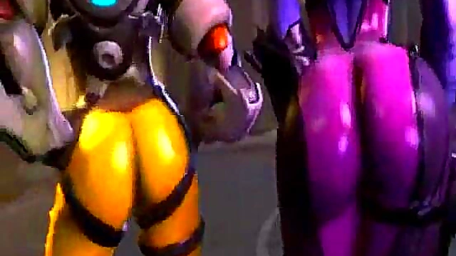 Horny Toon Babe Shows Off Her Juicy Booty In Anime Action