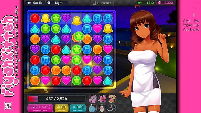 Chocolate-Loving GamerGirl Seduces You in HuniePop Dating Sim Adventure