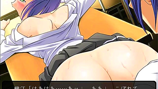 Cute School-Girl Ayakashi Orie Fucks & Suckles In Her Uniform