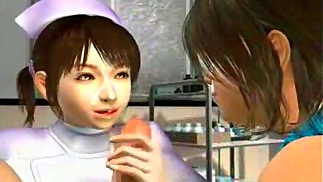 Hot 3D Hentai Nurses Get Hardcore Anime Action With Monster Dick GangBang