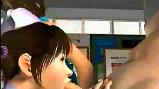 Hot 3D Hentai Nurses Get Hardcore Anime Action With Monster Dick GangBang