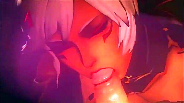 Zelda and Dark Elf Give Link Hot Anime Blowjob Action
