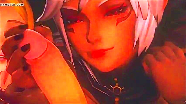 Zelda and Dark Elf Give Link Hot Anime Blowjob Action