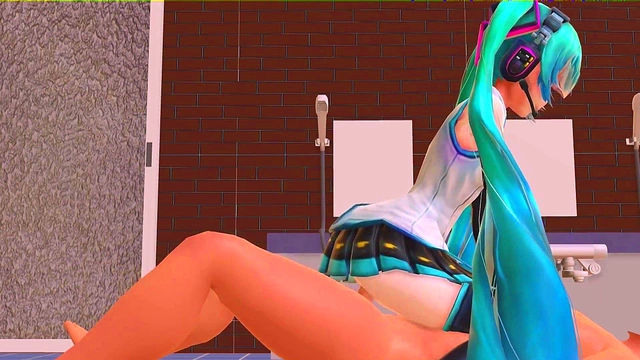 Hatsune Miku Rides Dick In Hot Hentai Cowgirl Action