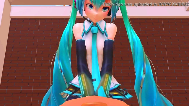Hatsune Miku Rides Dick In Hot Hentai Cowgirl Action