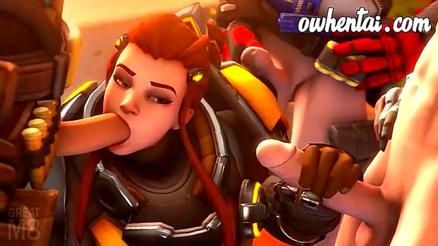 Hentai Anime Girls Engage in Group Sex Parody with Overwatch Characters