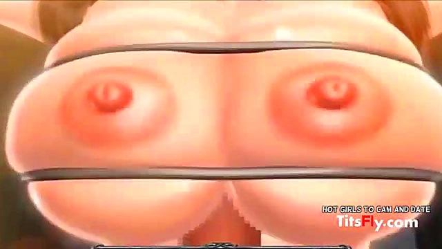 Huge-Titted Hentai Babe Seduces You With Hot 3D Sex Action