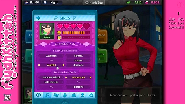 Hard-To-Win HuniePop Girl Gets Seduced In This Steamy Anime Gameplaymoment
