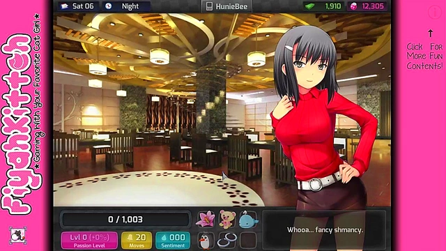 Hard-To-Win HuniePop Girl Gets Seduced In This Steamy Anime Gameplaymoment