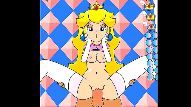 Princess Peach Seduces With Anal Sex, Blowjob & Nude Scenes From Game Flash Cartoon