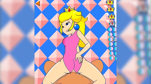 Princess Peach Seduces With Anal Sex, Blowjob & Nude Scenes From Game Flash Cartoon
