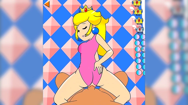 Princess Peach Seduces With Anal Sex, Blowjob & Nude Scenes From Game Flash Cartoon