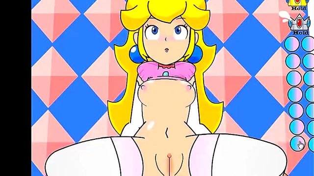 Princess Peach Seduces With Anal Sex, Blowjob & Nude Scenes From Game Flash Cartoon