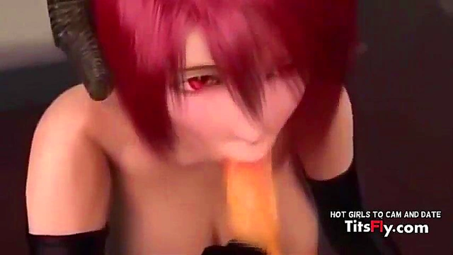 3D Hentai Anime Sex – Hot Monga Couple Engages in Intense Porn Action