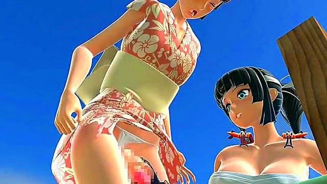 Sexy Skinny Latex Girl Gets Fucked By Futanari In Hot 3D Hentai Scene