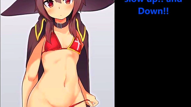 Megumin’s Explosive Joi Session in Konosuba Anime Style