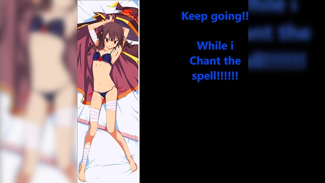 Megumin’s Explosive Joi Session in Konosuba Anime Style