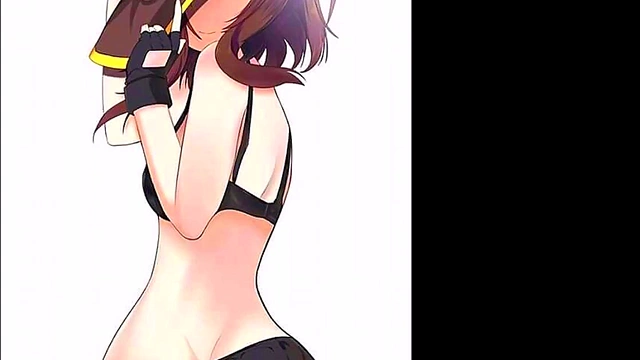 Megumin’s Explosive Joi Session in Konosuba Anime Style