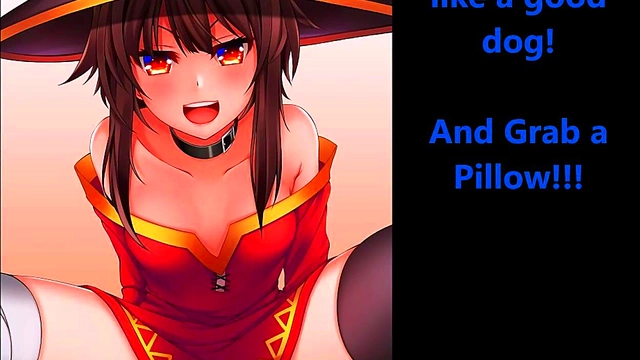 Megumin’s Explosive Joi Session in Konosuba Anime Style