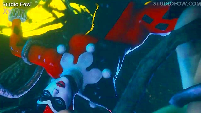 Harley Quinn & Poison Ivy Take Turns for 3D Hentai Creampie Adventure