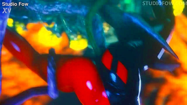 Harley Quinn & Poison Ivy Take Turns for 3D Hentai Creampie Adventure