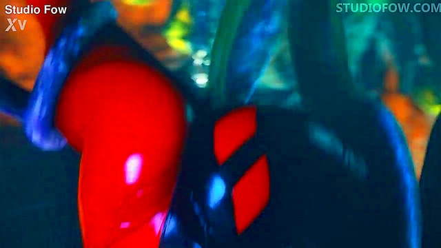 Harley Quinn & Poison Ivy Take Turns for 3D Hentai Creampie Adventure