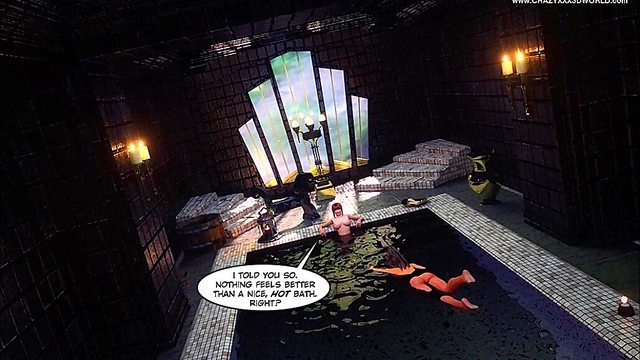 Big-Busted Teens Explore Lesbian Desire in 3D Anime Cartoon Comic