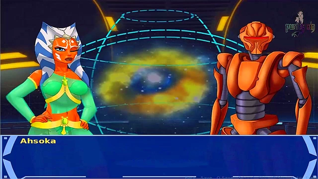 Sexy Star Wars Cosplay Slut Teases With Tits & Ass Before Anal Orgasm