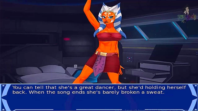 Sexy Star Wars Cosplay Slut Teases With Tits & Ass Before Anal Orgasm