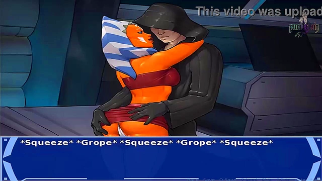 Sexy Star Wars Cosplay Slut Teases With Tits & Ass Before Anal Orgasm