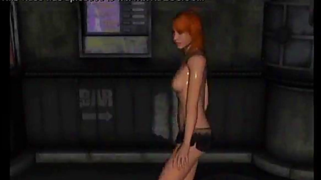 Virtual Sex Doll With Big Tits Gives Intense 3D Blowjob & Hardcore Anime Action