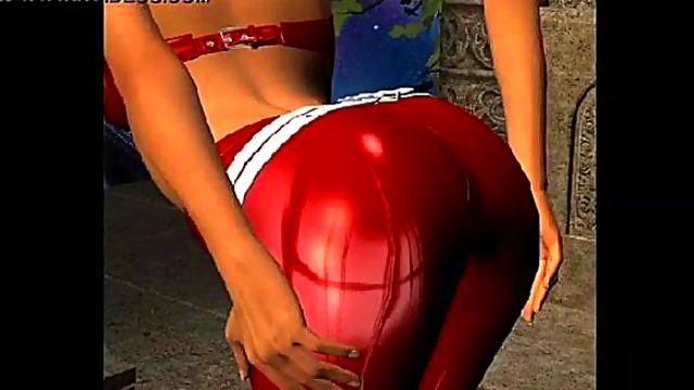 Virtual Sex Doll With Big Tits Gives Intense 3D Blowjob & Hardcore Anime Action