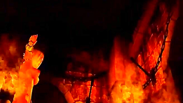 Horny Anime Babe Dances With Flames In Seductive HD Remix