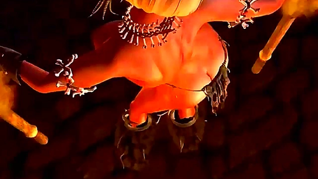 Horny Anime Babe Dances With Flames In Seductive HD Remix